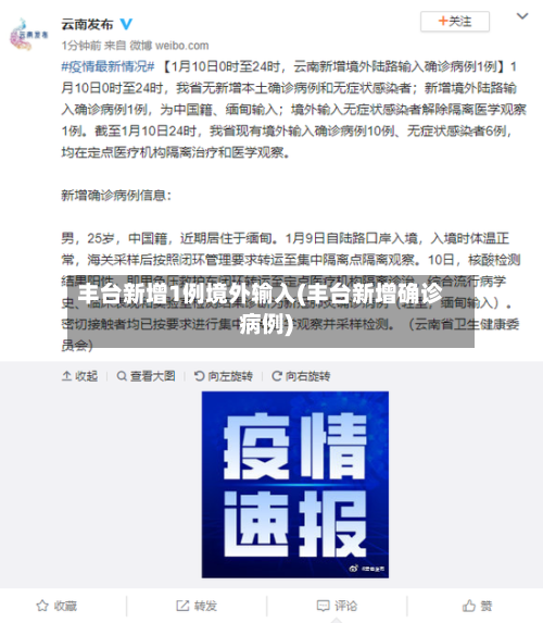丰台新增1例境外输入(丰台新增确诊病例)-第2张图片