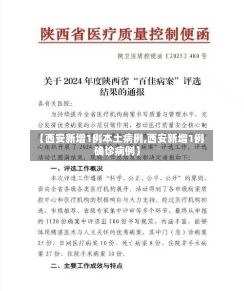 【西安新增1例本土病例,西安新增1例确诊病例】-第2张图片