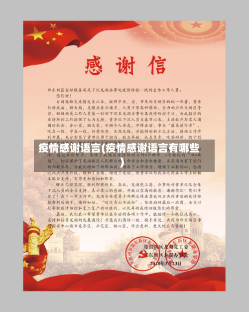疫情感谢语言(疫情感谢语言有哪些)-第3张图片