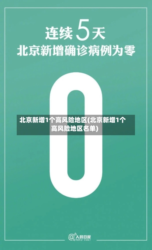 北京新增1个高风险地区(北京新增1个高风险地区名单)
