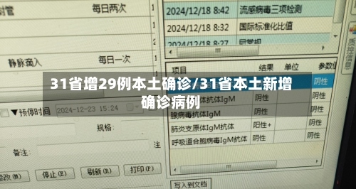 31省增29例本土确诊/31省本土新增确诊病例-第3张图片