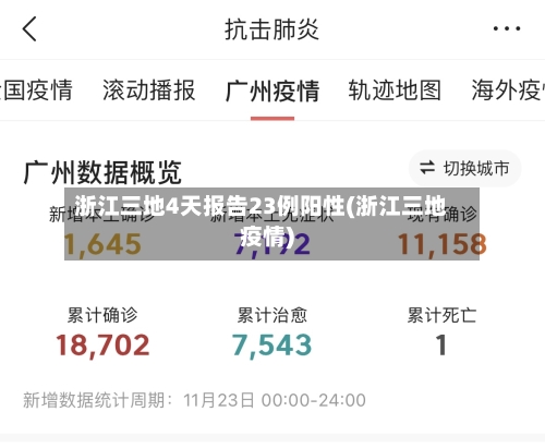 浙江三地4天报告23例阳性(浙江三地疫情)
