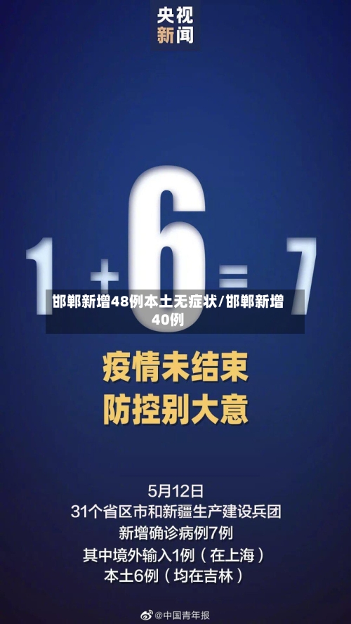 邯郸新增48例本土无症状/邯郸新增40例-第2张图片