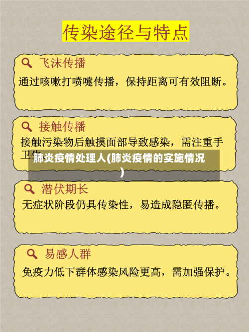 肺炎疫情处理人(肺炎疫情的实施情况)