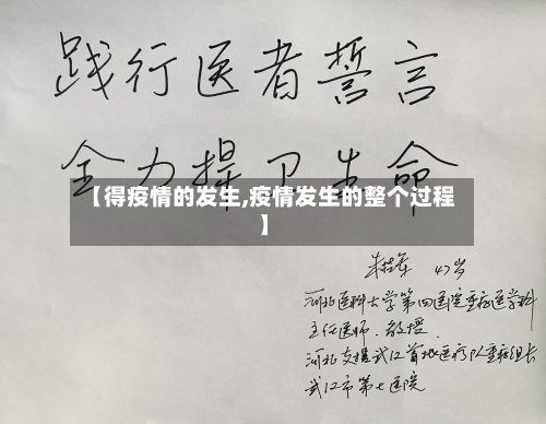 【得疫情的发生,疫情发生的整个过程】-第2张图片