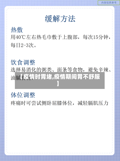 【疫情时胃堵,疫情期间胃不舒服】