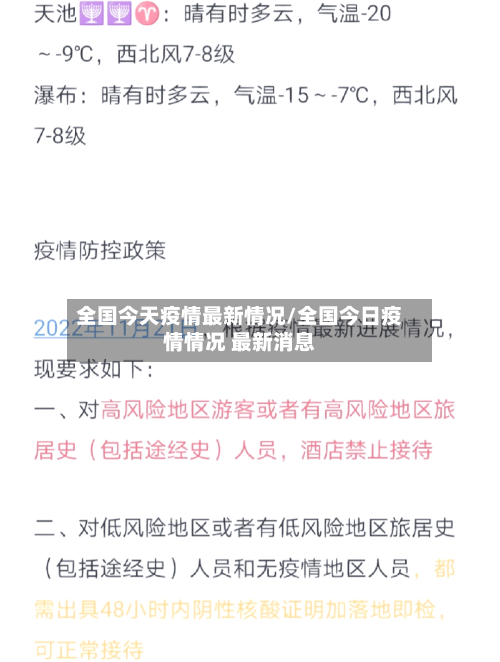全国今天疫情最新情况/全国今日疫情情况 最新消息-第2张图片