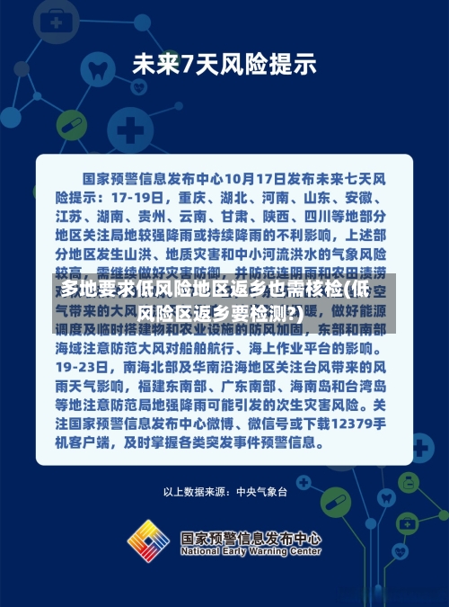 多地要求低风险地区返乡也需核检(低风险区返乡要检测?)