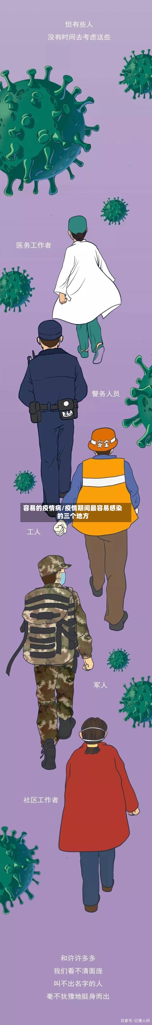 容易的疫情病/疫情期间最容易感染的三个地方