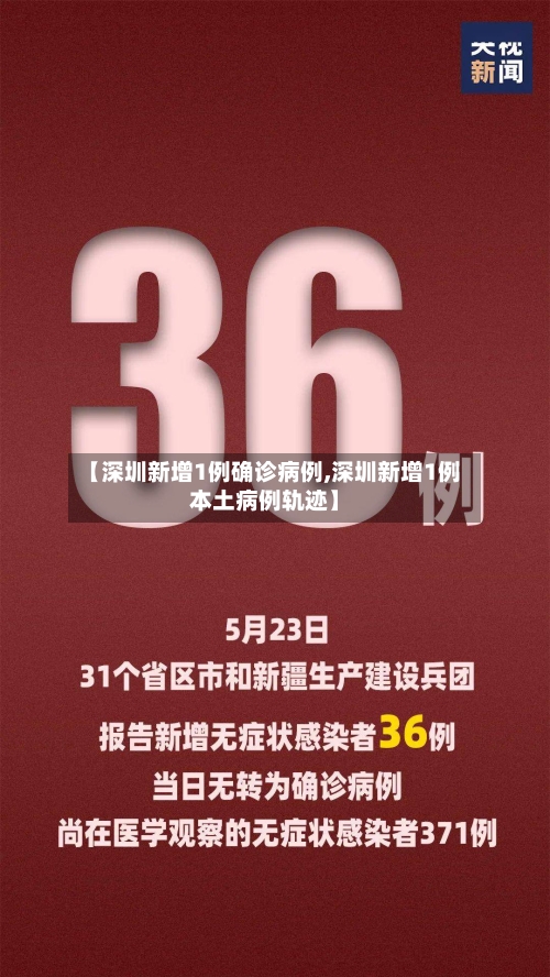 【深圳新增1例确诊病例,深圳新增1例本土病例轨迹】