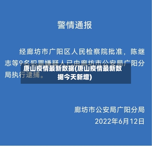 唐山疫情最新数据(唐山疫情最新数据今天新增)