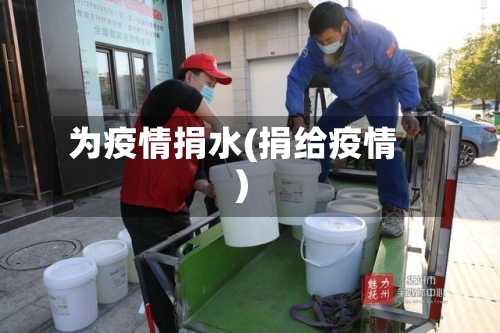 为疫情捐水(捐给疫情)-第2张图片