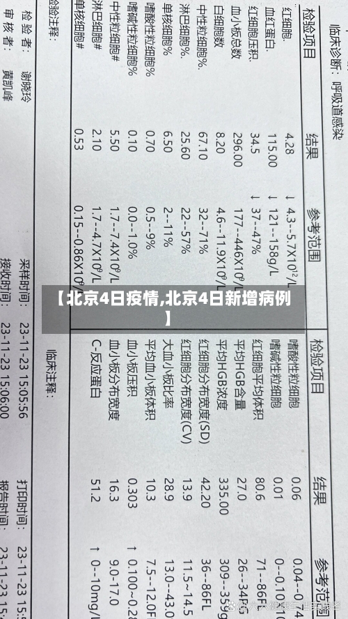 【北京4日疫情,北京4日新增病例】