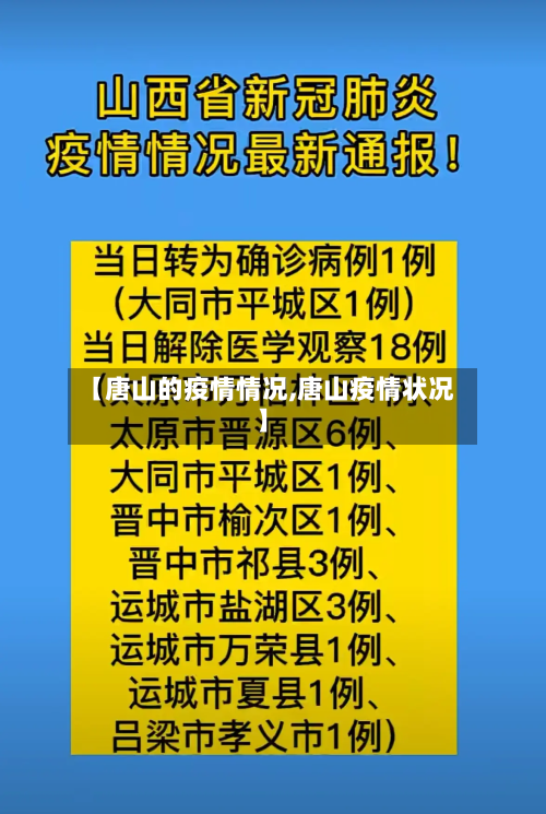【唐山的疫情情况,唐山疫情状况】-第2张图片