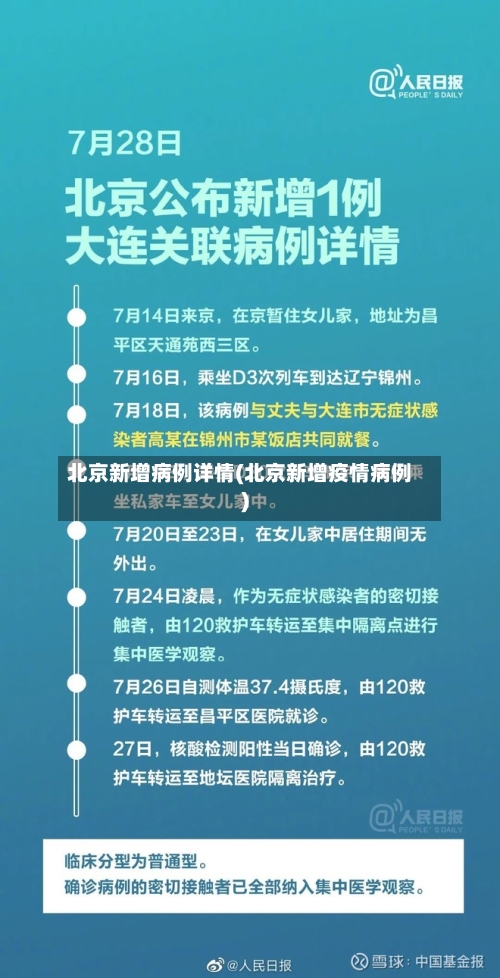 北京新增病例详情(北京新增疫情病例)