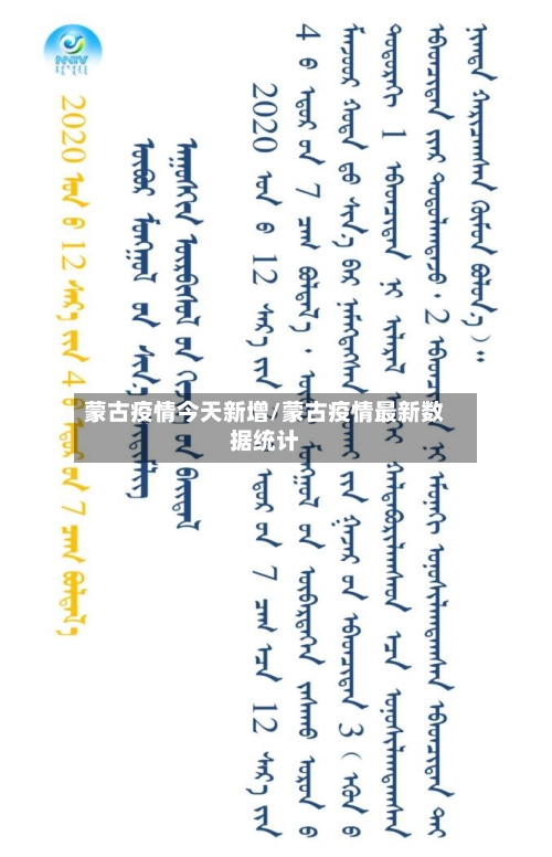 蒙古疫情今天新增/蒙古疫情最新数据统计-第2张图片