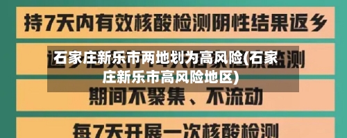 石家庄新乐市两地划为高风险(石家庄新乐市高风险地区)-第2张图片