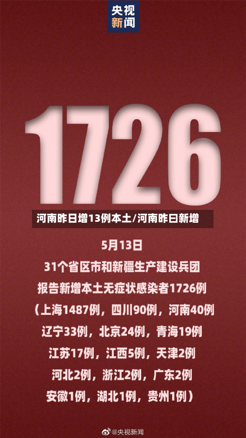 河南昨日增13例本土/河南昨曰新增-第2张图片